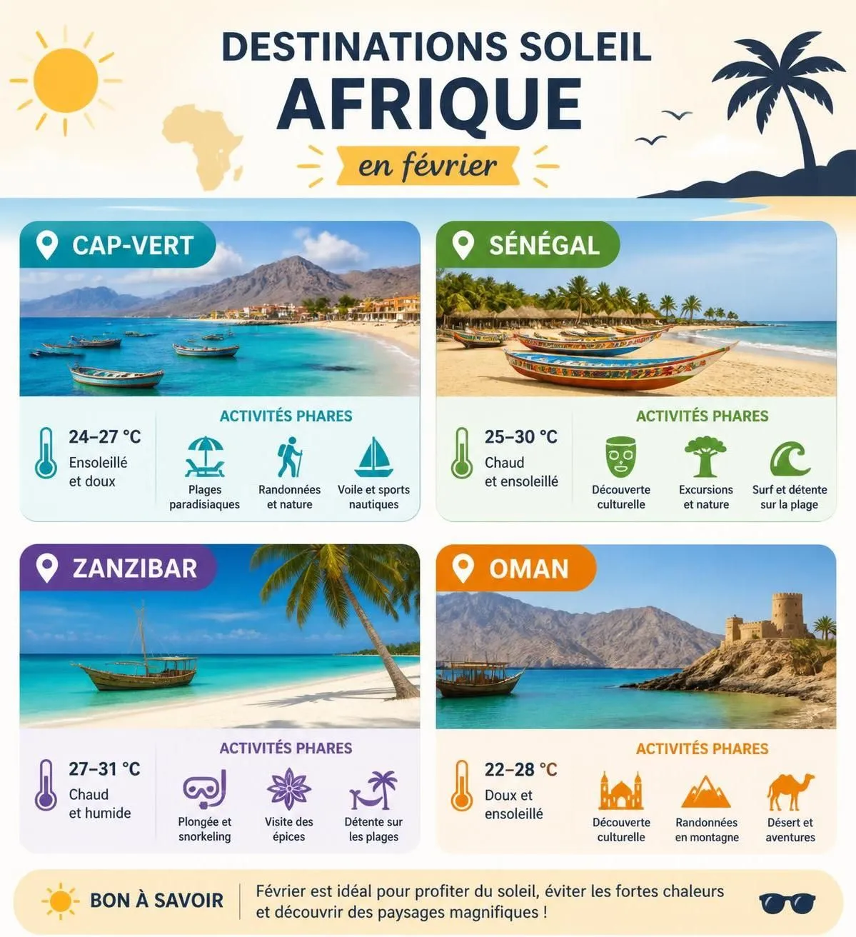 découvrez où partir en février pour profiter du soleil et des bons plans de mi-saison. guide complet des destinations idéales pour un voyage réussi en février.