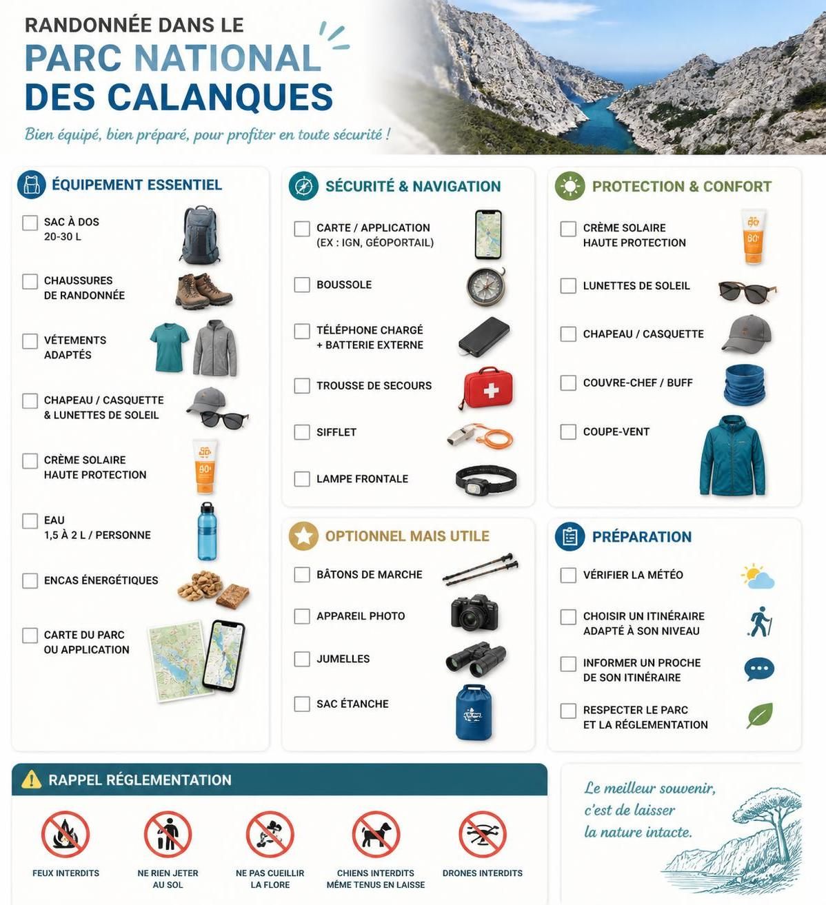 découvrez le parc national des calanques près de marseille, idéal pour des randonnées spectaculaires et des baignades dans des criques paradisiaques.