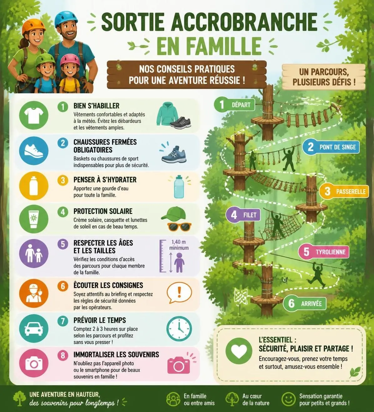découvrez les meilleurs parcs d'accrobranche en france pour une aventure en plein air inoubliable, idéale pour toute la famille et les amateurs de sensations fortes.