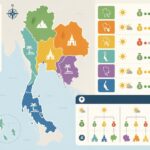 Carte Thaïlande : régions, îles et comment choisir sa zone de voyage découvrez la carte complète de la thaïlande avec ses régions et îles principales. apprenez à choisir la zone idéale pour votre voyage selon vos envies et activités préférées.