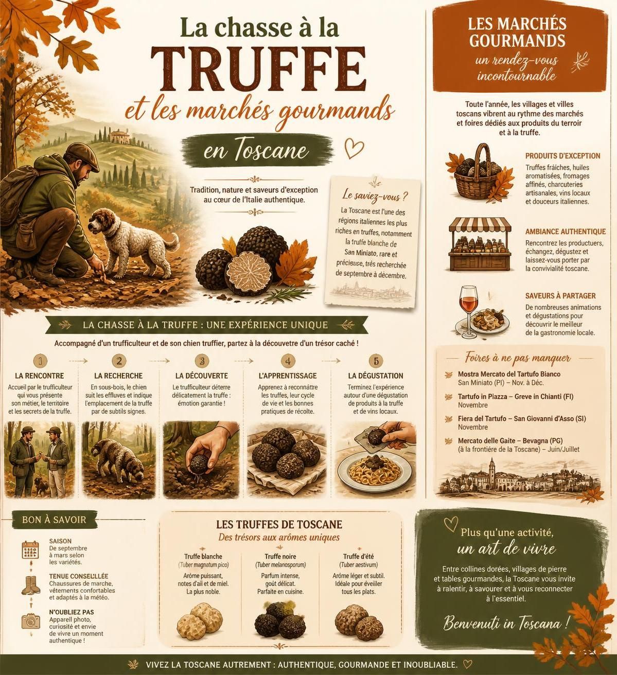 découvrez la toscane en automne, une saison idéale pour admirer les vignobles colorés, savourer les truffes délicates et profiter d'une ambiance authentique. explorez pourquoi cette période est le moment parfait pour visiter cette région magique.