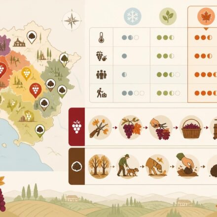 découvrez la toscane en automne, entre vignes dorées, récolte de truffes savoureuses et paysages enchanteurs. explorez pourquoi cette saison est idéale pour un séjour authentique et gourmand.