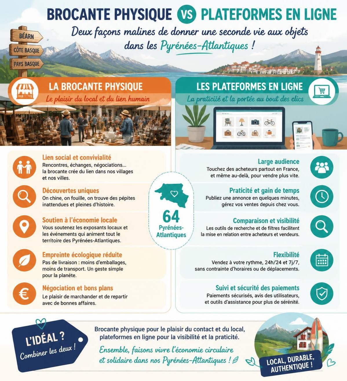 découvrez le calendrier complet des vide-greniers et marchés aux puces des pyrénées-atlantiques (64) pour l'année 2026. ne manquez aucune occasion de chiner près de chez vous !
