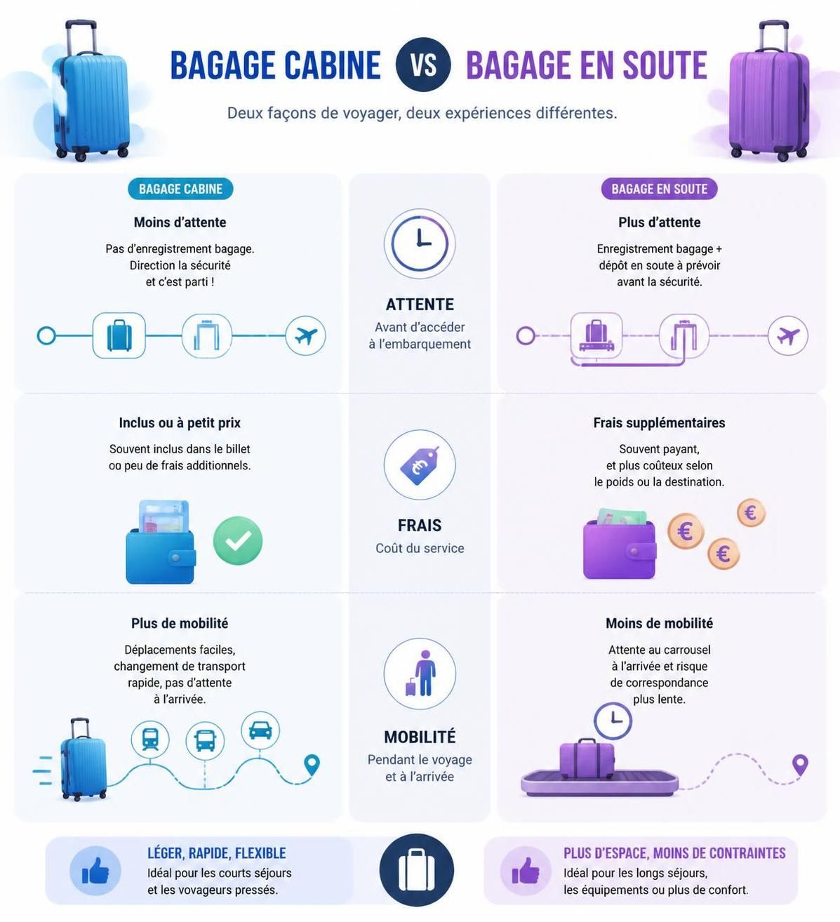 découvrez nos astuces pratiques pour voyager léger sans bagage en soute et tenir 2 semaines avec un seul sac. simplifiez vos voyages et gagnez en liberté !