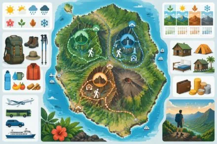 explorez les cirques de la réunion à pied et préparez votre séjour grâce à nos conseils pratiques : itinéraires, équipement et organisation du voyage.