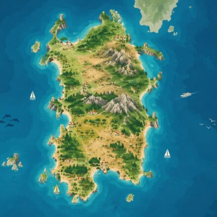explorez la carte de la sardaigne : repérez ses plus belles côtes, ses paysages de l’intérieur et les villages incontournables à visiter.